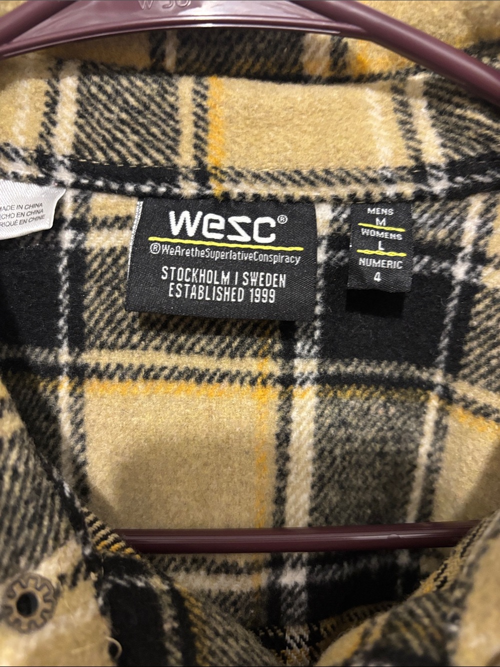 WeSC flannel - Picture 2 of 4